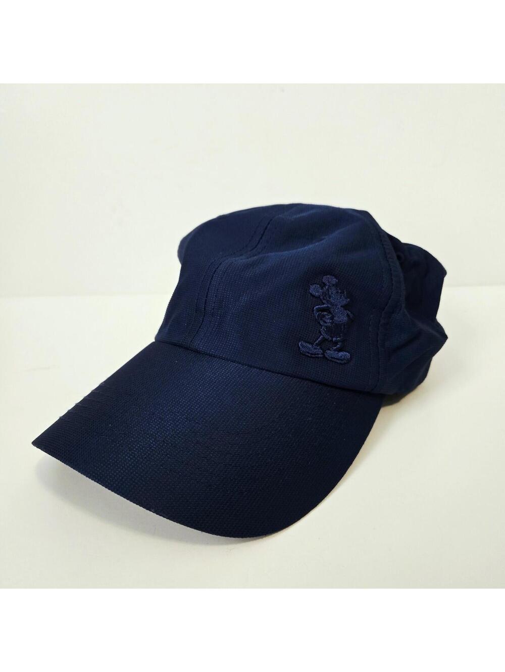 Disney Parks Classic Blue Embroidered Mickey Adult Adjustable Baseball Hat OS